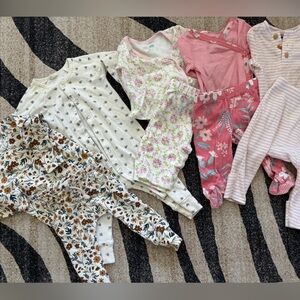 Floral and Striped Kids Matching Sets